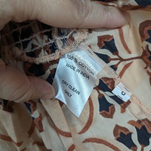 Mille Athena Sayulita Cotton Peplum Summer Tank Top - Picture 7 of 8